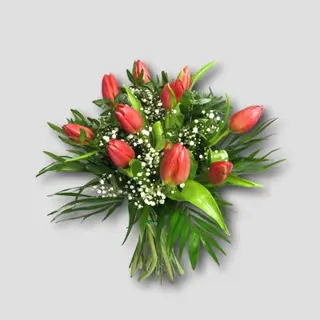 Ramo Diez Tulipanes