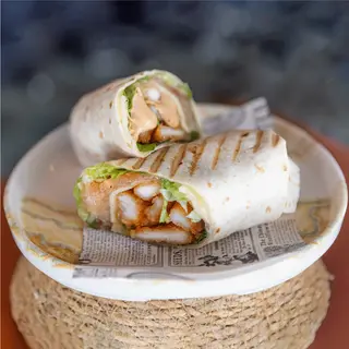 Wrap de pollo crujiente