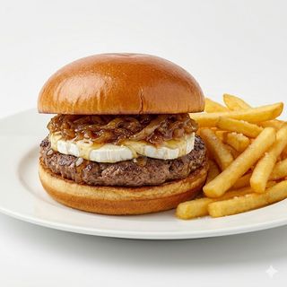 Hamburguesa Cabramelizada