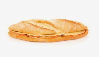 Bocadillo de bacon y queso