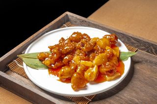 44 Maiale in salsa agrodolce