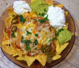 Nachos vegetarianos
