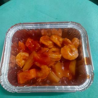 181. Gamberetti con salsa agrodolce