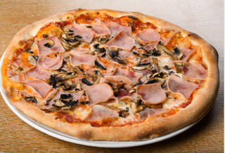 Pizza funghi prosciutto (30 cm.)