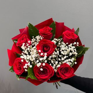 Ramo de 7 rosas rojas 