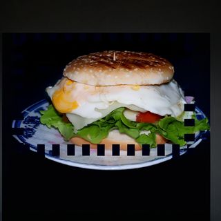 Hambúrguer no Pão