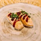 Nigiri Salmón Flameado