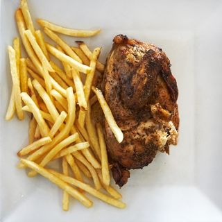 1/2 Pollo asado