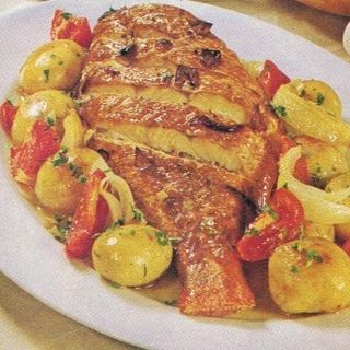 Red fish assado no forno 