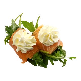 50. Crispy sake rucola 2 pezzi