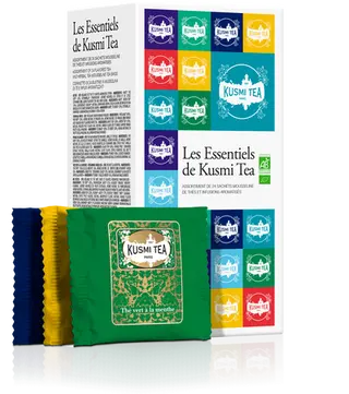 Kusmi Tea - Les Essentiels bio - Conjunto de oferta com 24 saquetas orgânicas