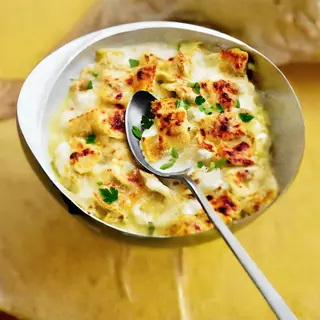 Ravioli Gratinée au Four à la Crème