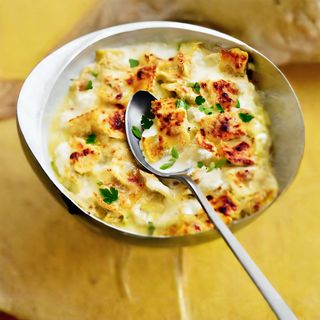 Ravioli Gratinée au Four à la Crème