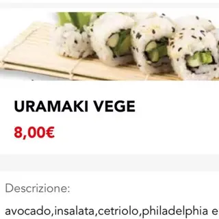 Uramaki vege