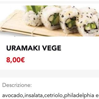 Uramaki vege