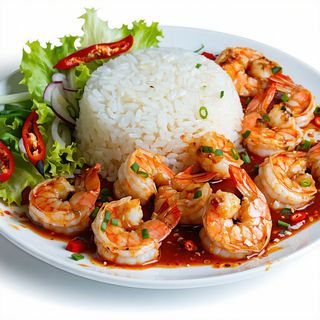 Krewetki koktajlowe na ostro