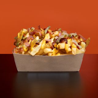 Cheddar crunchy fries