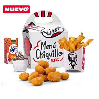 Menú Infantil Palomitas de Pollo