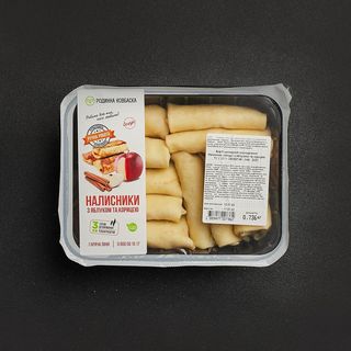 Налисники з яблуком та корицею ТМ "Родинна Ковбаска", 600г (53477)