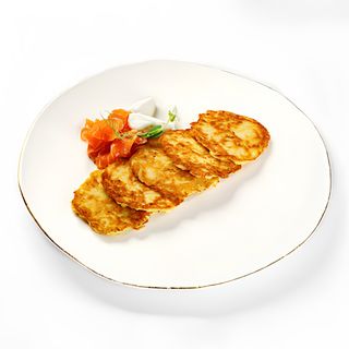 Деруни з лососем і вершковим сиром (200/50/50г)