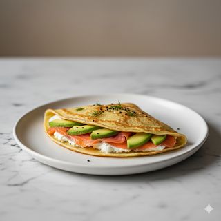 Salmone con avocado e Philadelphia
