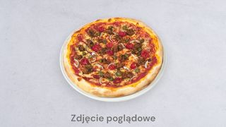 Pizza chanterelle e carne