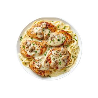 Spaghetti Poulet Crème