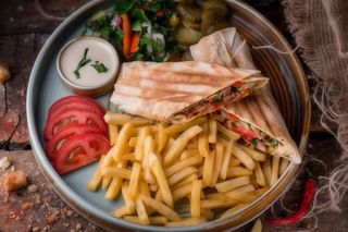 Шаурма комбо з курки (280/100/30г)