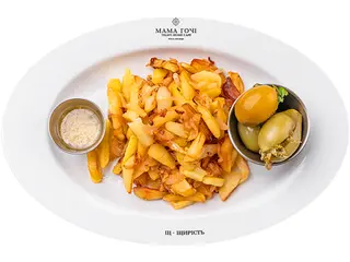 Смажена картопля з зеленими томатами (450/100/30 г)