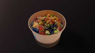 Tofu Teriyaki  Fried Noodeles grau