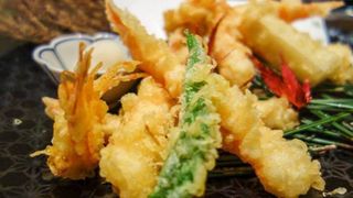 219 Tempura yaki maguro