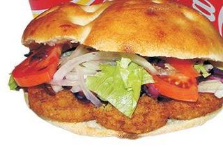 Panino falafel vegetariano