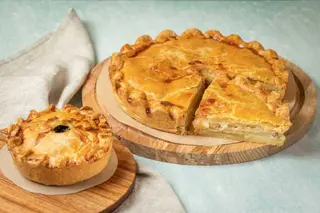 Pie With Bacon And Potatoes/პეროგი ბეკონით და კარტოფილით