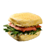 Інгліш мафін з лососем (180г)