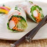 Rouleaux Aux Crabes Et Aux Crevettes