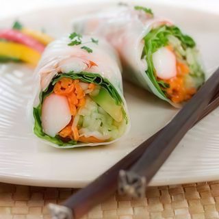 Rouleaux Aux Crabes Et Aux Crevettes