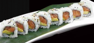 80. Uramaki Sake Aguacate (8 Pzs.)
