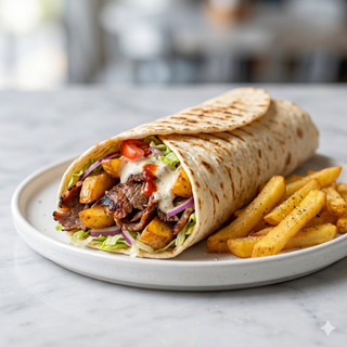 Doner Solo Carne con Patatas