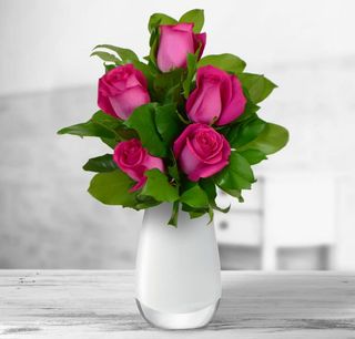 Buchet de 5 trandafiri Pink Floyd