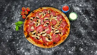Salami e Funghi