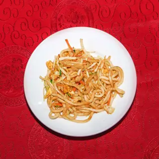 Udon con verdure con salsa di soia