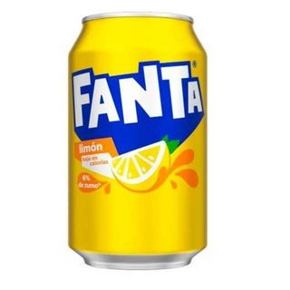 Fanta Limón lata 330ml.