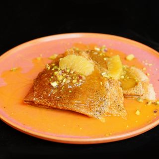 Naleśnik gryczany z powidłami