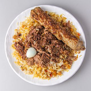 Плов ташкентский с фаршем