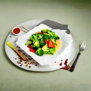 Жареные брокколи