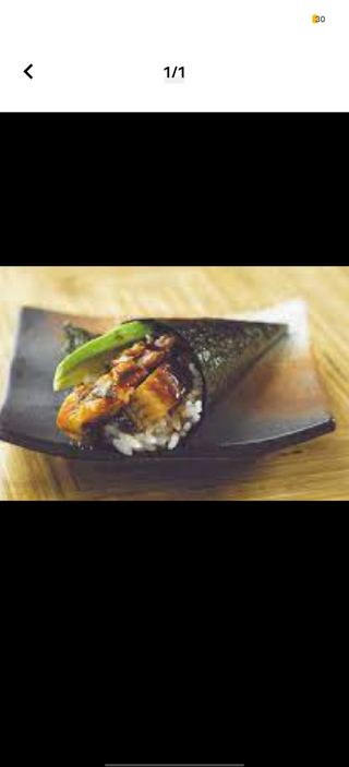 132 Temaki unagi 1 pezzo
