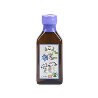 Olej z nasion ogórecznika zimnotłoczony nieoczyszczony 100ml OLVITA