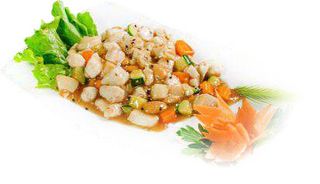 44 Pollo con mandorle