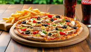 Menu Pizza Poulet