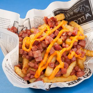 Къдрави картофи с бекон и чедър 250гр.